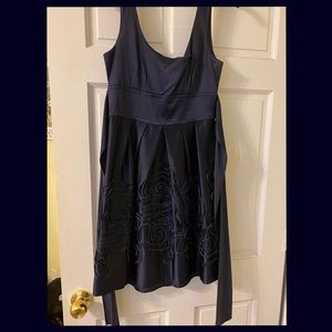 Teeze Me Juniors 9 Navy Satin Dress